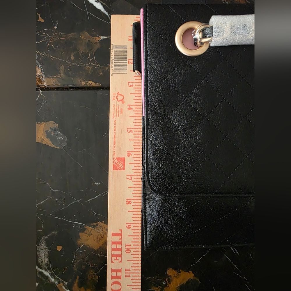 Too Faced Makeup Brush Belt Bum Waist Bag Pink Black Chain NWOT Exclusive - Picture 12 of 13